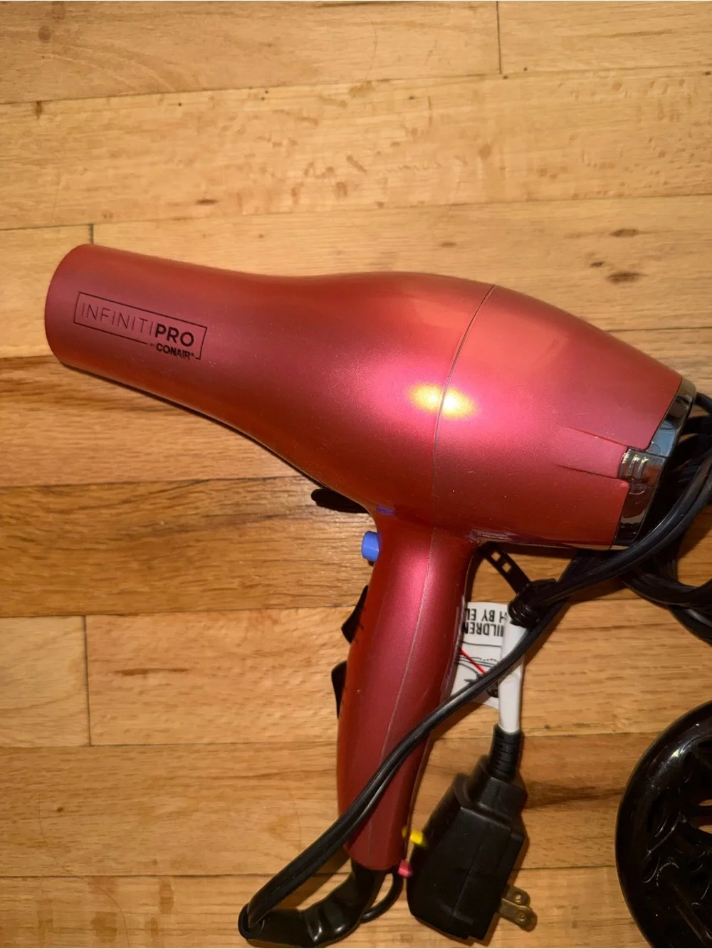 Pink Women’s Professional Hair Dryer with Diffuser and Concentrator